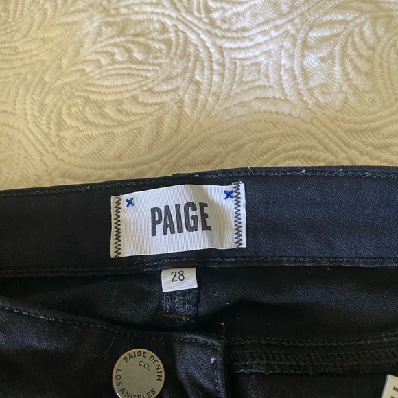 PAIGE Verdugo Ultra Skinny Jeans. BLACK. Made in USA - Picture 9 of 9